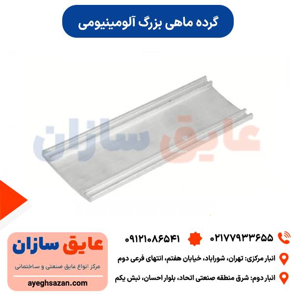 گرده ماهی بزرگ آلومینیومی