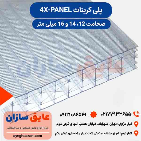 پلی کربنات 4x-panel